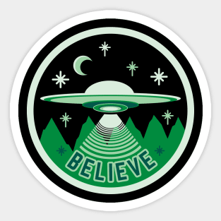 UFO Believer Sticker